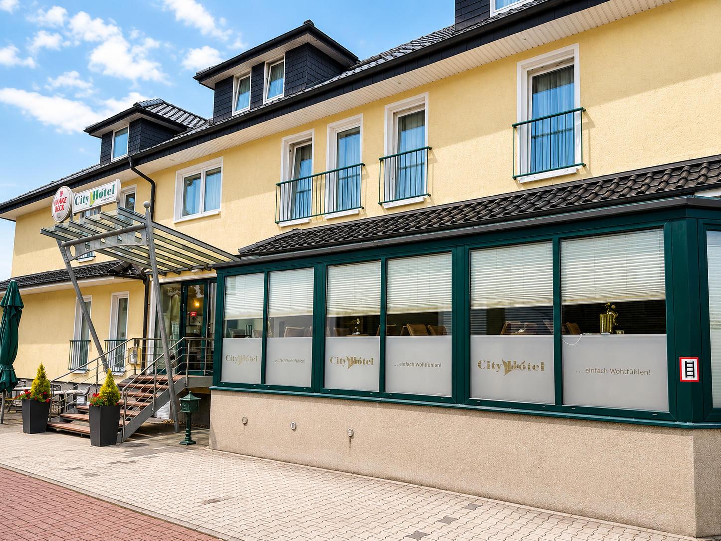 Exterior view of City Hotel Friesoythe in Friesoythe
